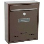 Poštovní schránka RADIM malá hnědá 260x310x90mm CH "X" – Hledejceny.cz