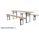HTI Pivní set skládací 220 x 70 x 3 cm Kiefer – Hledejceny.cz