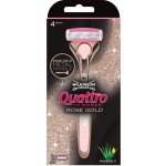 Wilkinson Sword Quattro for Women Rose Gold + 1 ks hlavice – Sleviste.cz