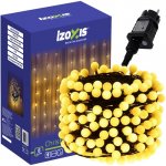 Izoxis 26264 Vánoční osvětlení kuličky 300 LED, IP44, 8 režimů, 30 m, studená bílá – Hledejceny.cz