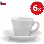 6 × Šálek na lungo - český porcelán 130 ml - Okamžitá expedice zboží