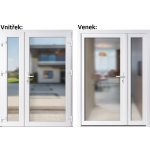 Soft Dvoukřídlé vchodové 3/3 sklo Krizet Bílá/bílá pravé 130 x 200 cm – Hledejceny.cz