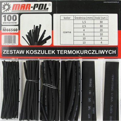 SMRŠTOVACÍ HADIČKY BUŽÍRKY 100MM SADA 100KS M66560 – Zboží Dáma