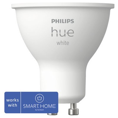 Philips LED žárovka HUE 8719514340060 White GU10 5.2W 400lm 2700K stmívatelná kompatibilní se SMART HOME by hornbach – Zboží Mobilmania