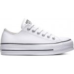 Converse Chuck Taylor All Star Lift Platform leather white/ black/ white – Zboží Mobilmania