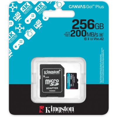 Kingston SDXC UHS-I U3 256 GB SDCG3/256GB – Zboží Mobilmania