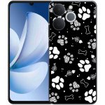 mmCase na Realme Note 70T - psí tlapky – Zboží Živě