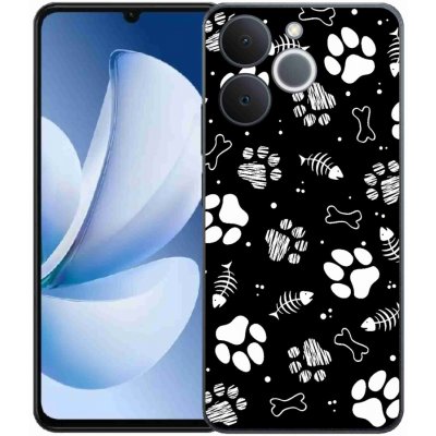 mmCase na Realme Note 70T - psí tlapky – Zboží Živě