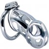 Elektro sex FRRK Cobra Chastity Cage Stainless Steel - kovová klec na penis - 45 mm