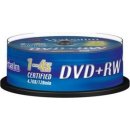 Médium pro vypalování Verbatim DVD+RW 4,7GB 4x, SERL, cakebox, 25ks (43489)