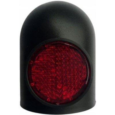 Plastová krytka závěsu tažného zařízení s červenou odrazkou | DOBMAR – Hledejceny.cz