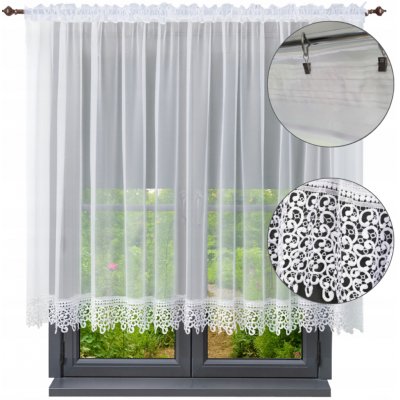 Klasická voálová záclona 300 cm x 180 – Zboží Mobilmania