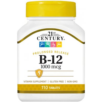 21st Century Vitamín B-12 1000 mcg 110 tablet – Hledejceny.cz