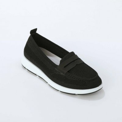 Pružné mokasíny černá – Sleviste.cz