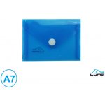 LUMA Obal spisový s klopou a drukem A7 , modrý – Sleviste.cz