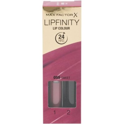 Max Factor Lipfinity 24HRS Lip Colour dlouhotrvající rtěnka s balzámem 055 Sweet 4,2 g – Zboží Mobilmania