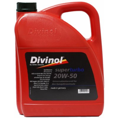 Divinol Super Turbo 20W-50 5 l – Zboží Mobilmania