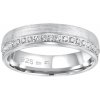 Prsteny SILVEGO Snubní stříbrný prsten Paradise pro ženy QRGN23W