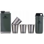 Stanley 1913 Dárkový Set Stanley Adventure Series Placatka + Panáky 4ks Zelená 250ml – Sleviste.cz