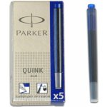Parker Inkoustové bombičky modré 1502/0150384 5 ks – Zboží Mobilmania