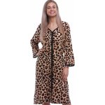 Župan nebo košilka těhotenská i kojící na zip JAGUÁR 1G0665 hnědá – Zboží Dáma