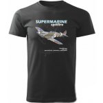 Striker tričko SuperMarine spitfire černá – Sleviste.cz