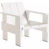 Zahradní židle a křeslo HAY Zahradní křeslo Crate Lounge Chair, White