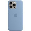 Pouzdro a kryt na mobilní telefon Apple iPhone 15 Pro Max Silicone Case MagSafe Winter Blu MT1Y3ZM/A