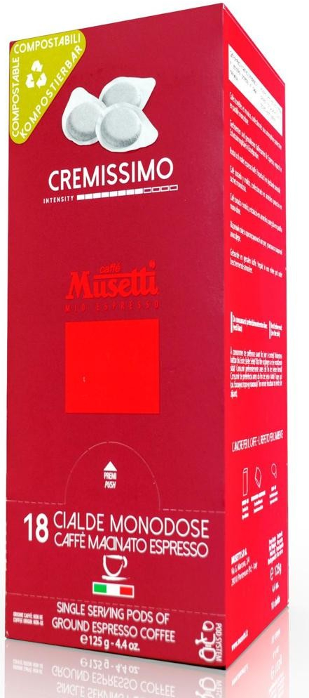 Musetti Cremissimo ESE pody 18 ks od 139 Kč - Heureka.cz