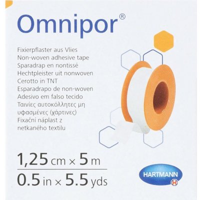 Omnipor Náplast netkaný textil 1,25 cm x 5 m náplast 1 ks – Zboží Mobilmania