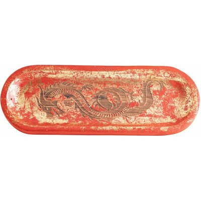 Nefertitis Stojánek z mangového dřeva Drak 10 x 27,5 cm – Hledejceny.cz