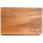 Dřevěné prkénko ŠÉF KUCHYNĚ Varianta: ČEPICE, Velikost: 20 x 30 cm (650 Kč), Dárkové balení.: ANO +115 Kč