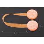 EUROFIRANY DEKORAČNÍ SPONA NA ZÁVĚS 4 S MAGNETEM ORANŽOVÁ – Hledejceny.cz