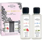 Maison Berger Paris Duopack náplně do katalytické lampy Hibiscus Love (Zamilovaný ibišek) a Delicate White Musk (Jemné bílé pižmo) 2 x 250 ml – Zboží Dáma