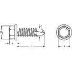 tex 4.8x19 ZINEK šestihranný s límcem ISO 15480 DIN 7504K – Zboží Mobilmania