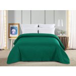 Textilomanie přehoz na postel Zelený se vzorem LEAVES 200 x 220 cm – Zboží Dáma