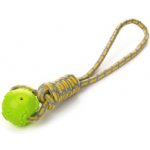 JK ANIMALS pro psy bavlněné přetahovadlo s TPR míčem 42 cm – Zboží Dáma