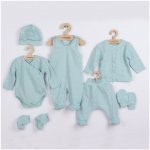 New Baby 7-dílná kojenecká soupravička do porodnice I AM modrá – Zboží Mobilmania