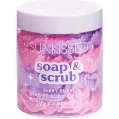 Sunkissed mýdlový peeling Soap & Scrub sladká bobule 250 g – Hledejceny.cz