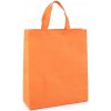 Nákupní taška a košík Nákupní taška z netkané textilie 34x40 cm oranžová 1ks