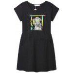 Dívčí letní šaty s obrázkem černá – Zboží Dáma