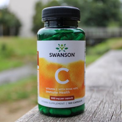 Swanson Vitamin C 500 mg + Šípek 100 kapslí – Hledejceny.cz