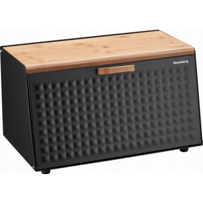 Jednodílný chlebník Klausberg černý ocel – Sleviste.cz