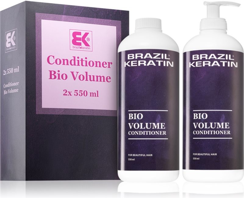 Brazil Keratin Bio Volume Conditioner 2 x 550 ml dárková sada