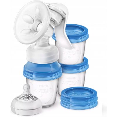 Philips Avent SCF330/13 Manuální odsávačka se 3 pohárky – Zboží Dáma