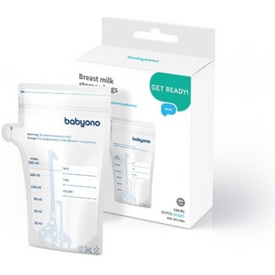 BabyOno 1084 sáčky na uskladnění mateřského mléka 180ml 30ks – Sleviste.cz