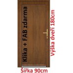 Soft plné Emily bílé levé 90 x 180 cm – Zboží Mobilmania