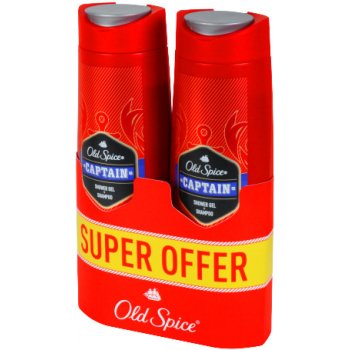 Old Spice Captain sprchový gel 2 x 400 ml dárková sada