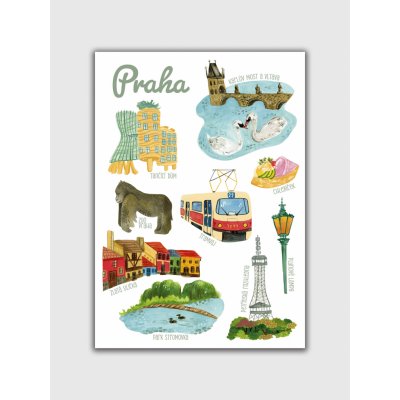 ePiPí Pohlednice - Praha – Zboží Dáma