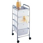 WENKO Koupelnový vozík se 4 úložnými boxy Messina – Zboží Mobilmania